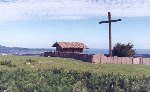 Galbarioa, con su capilla y su vista sobre el oceano